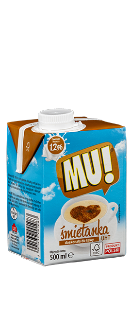 MU! UHT Cream 12% of fat